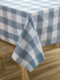 北欧格子桌布纯棉麻加厚茶几沙发盖布现代清新方格台布简约餐桌布