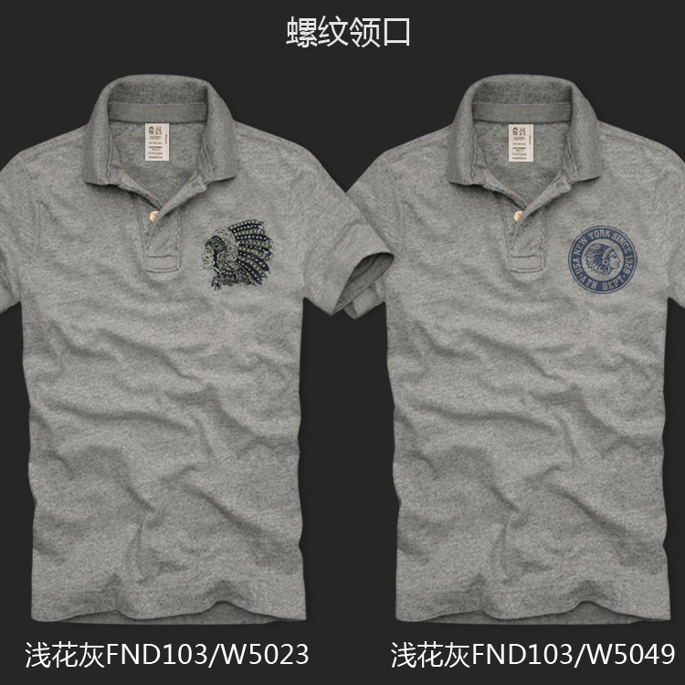 Mùa hè Ấn Độ mới af nam áo thun ngắn tay ve áo POLO Paul size lớn quần áo màu rắn giản dị ao polo nam