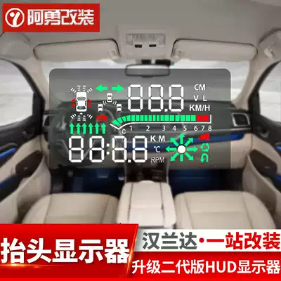 Suitable for 15-21 Highlander head-up display hud Highlander head-up display A Yong modification special accessories