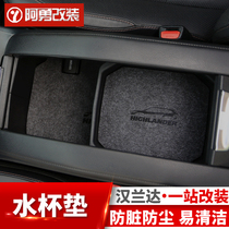 Suitable for 15-21 Highlander water coaster special decoration car supplies Door slot pad Ayong modification accessories