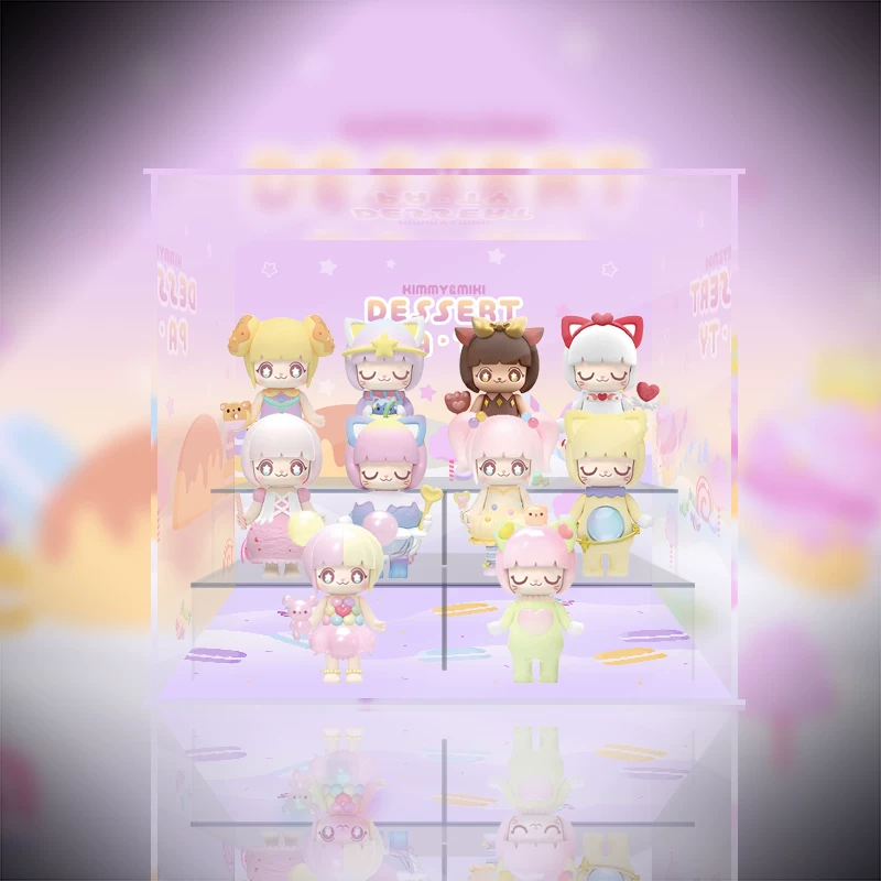 [Dustless] Kimmy & MIKI dessert party series blind box storage display rack acrylic dust box