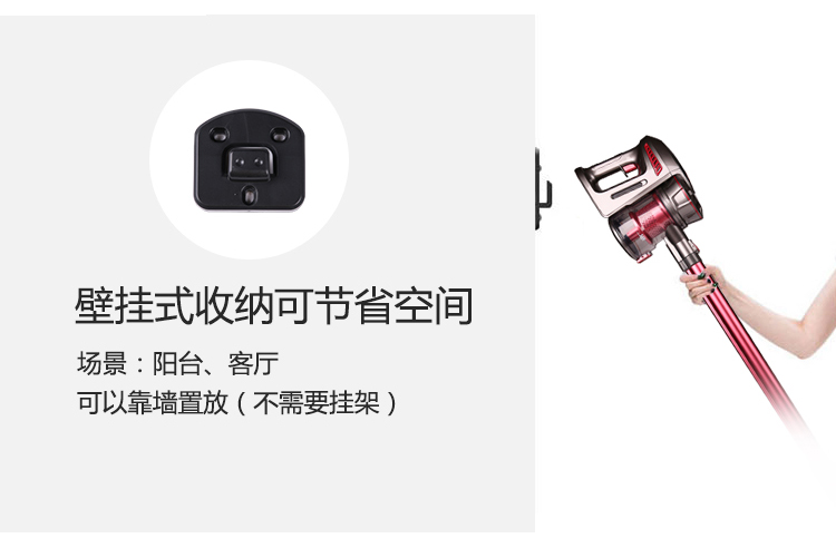 điện máy xanh máy hút bụi Đức Ai Weinuo máy hút bụi gia đình sạc không dây cầm tay im lặng nhỏ mites nhỏ hút lông chó - Máy hút bụi máy hút bụi mịn
