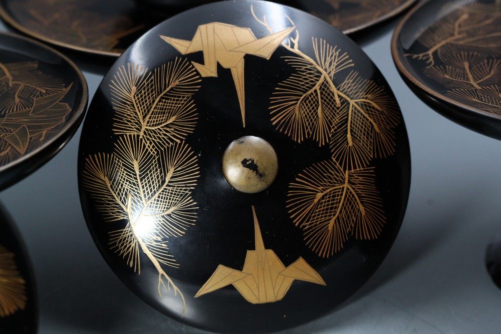 正規 A559 輪島塗 真台子組み立て式 漆塗り 茶棚 棚物 木箱入 茶道具