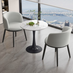 Balcony Tea Table and Chair Set, Small Round Table, Coffee Table, Table and Chairs, One Table and Two Chairs Set, Leisure Table and Chair Set