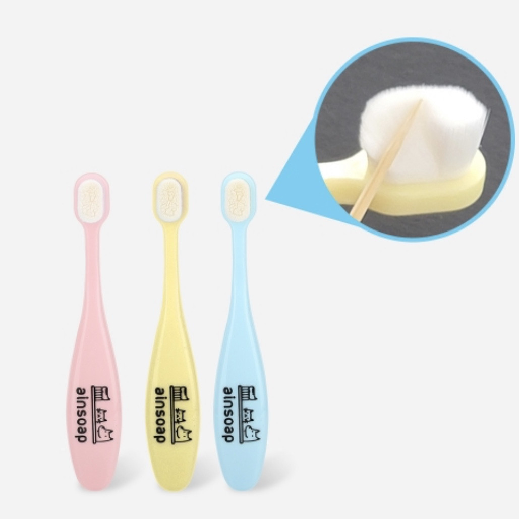 Spot mollypets* Korea ainsoap super soft fine hair pet cat and dog toothbrush oral cleaning