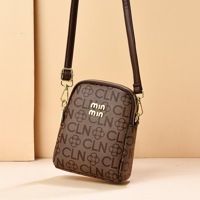 Authentic French Mk Jessie Genuine Leather Phone Bag for Women 2026 New Stylish Mini Crossbody Bag