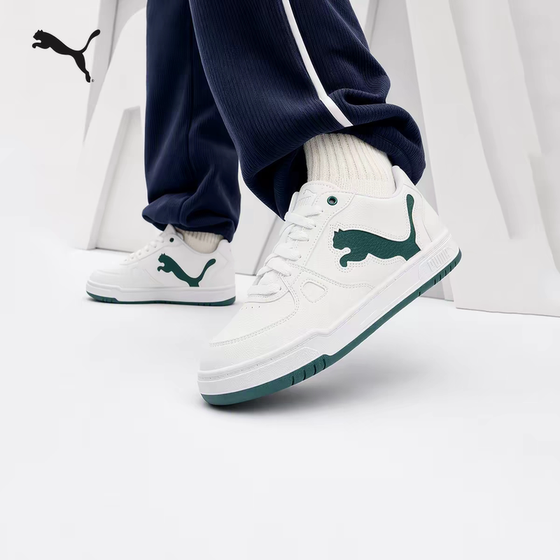 Puma White Sneakers | Classic Retro Sports Sneakers for Men and Women, White Casual Versatile Shoes Caven410082