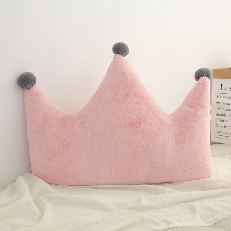 Nordic ins sofa pillow cushion bedside back pillow Crown pillow Crown pillow bay window decoration decoration chair girl heart