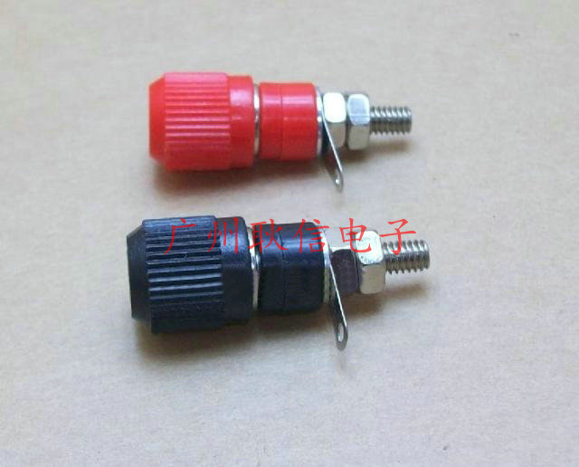 4mm banana plug seat amplifier sound box Banana socket Red and black terminal Medium terminal single price
