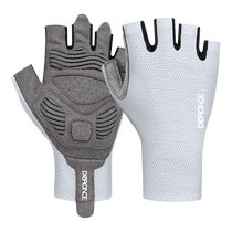Dilushi road bike riding gloves half-finger mens and womens summer shock-absorbing anti-slip bicycle mountain bike equipment
