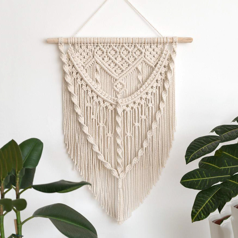 Bohemian wall decoration pendant hostel bedroom Nordic style wall decoration living room entrance garden woven wall hanging