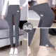 Cộng với quần legging nhung mới, phần mỏng của phụ nữ là quần dài chín mốt hoang dã Quần cotton cỡ lớn bên ngoài mặc quần dày legging màu da chân