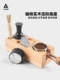 Coffee press base, beech wood coffee machine handle, supporting equipment, solid wood storage and pressure base 51/54/58mm