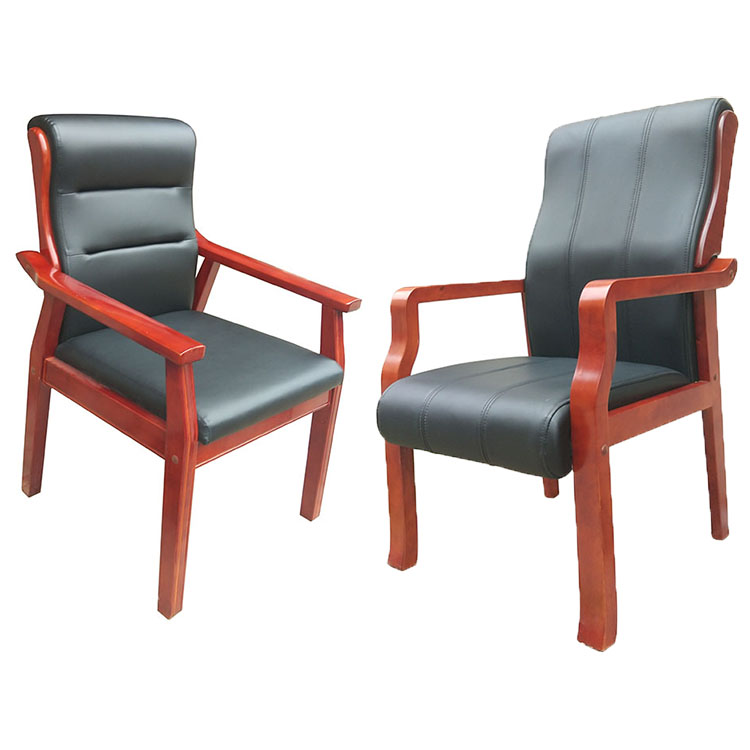 Four-footed office Conference chair with armchair negotiating chair training chair staff solid wood class front chair office chair Guest Chair