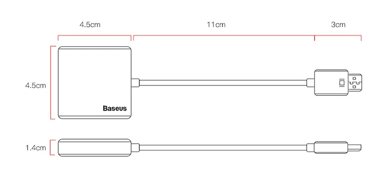 Bộ chuyển đổi HDMI HDMI tốt nhất với giao diện cung cấp năng lượng âm thanh máy tính xách tay hami máy tính để bàn set-top box TV máy chiếu màn hình màn hình vja bộ chuyển đổi video HD - USB Aaccessories dây sạc micro usb