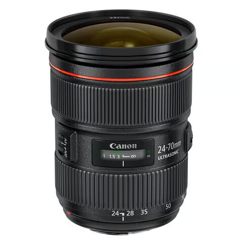 18 năm 24-70 Canon EF 24-70mm f / 2.8L II USM ống kính khẩu độ không đổi