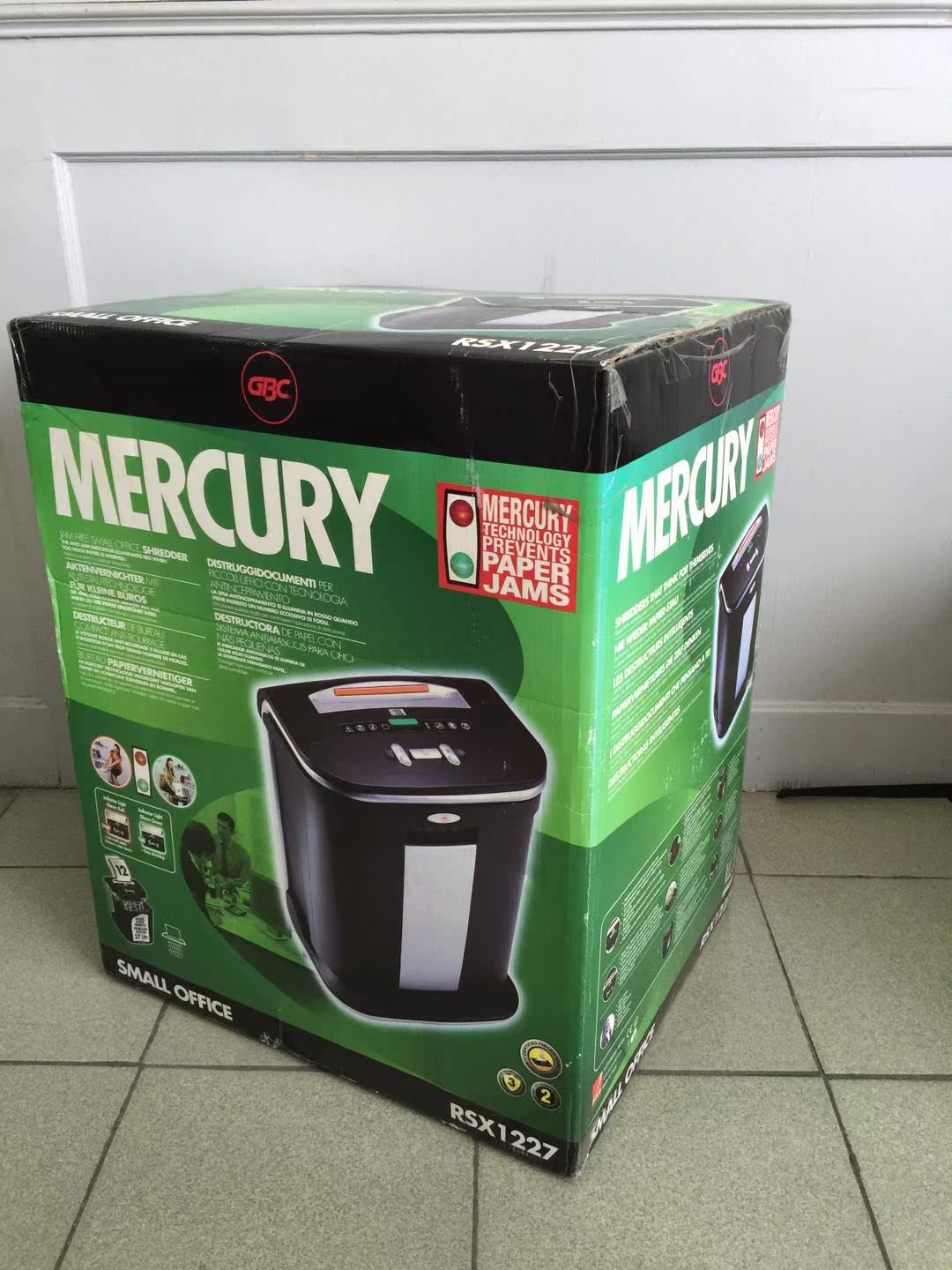 Máy hủy tự động thông minh Jiebixi (GBC) Máy hủy tự động thông minh RSX1227 có thể bị đứt khâu yên - Máy hủy tài liệu