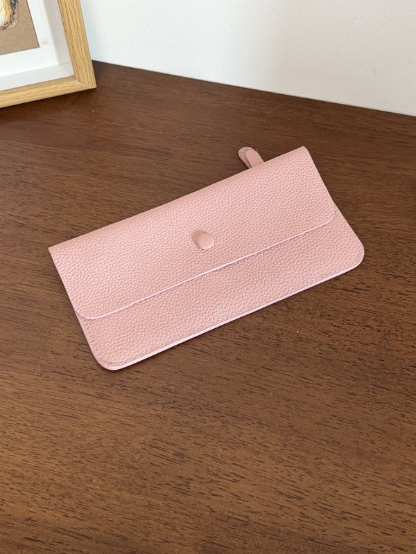 Daliu Women's Wallet Cowhide Clutch Thin Small Wallet Genuine Leather Money Clip Large Capacity Long Wallet
