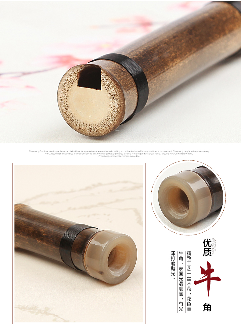 [Xue Hua] Zizhu 箫 Tám lỗ 箫 lỗ chơi chuyên nghiệp 箫 Nhạc cụ Xiao A điều chỉnh F điều chỉnh E điều chỉnh sáu lỗ - Nhạc cụ dân tộc đàn cầm cổ