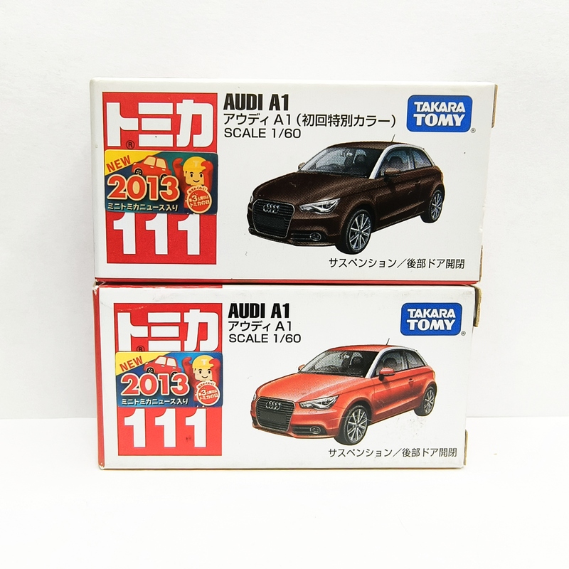Audi Audi A1 Red and White Box No. 111 Japanese Version Audi Audi A1 Red and White Box No. 111 Japanese Version