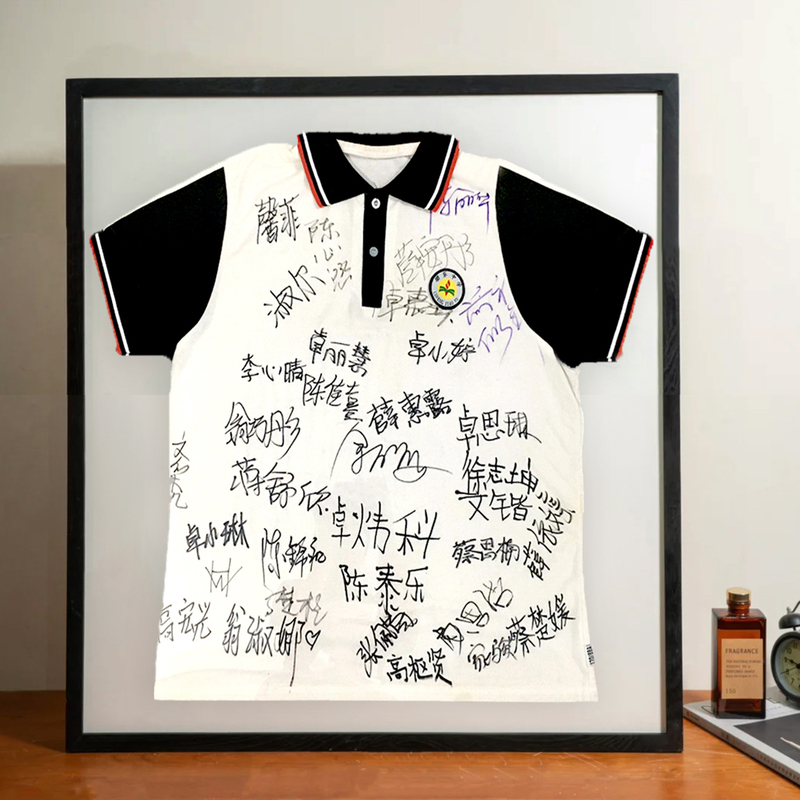 School Uniform Display Frame High School Junior High School Graduation Signature T-Shirt Commemorative Collection Clothing Frame Photo Frame Wall Hanging