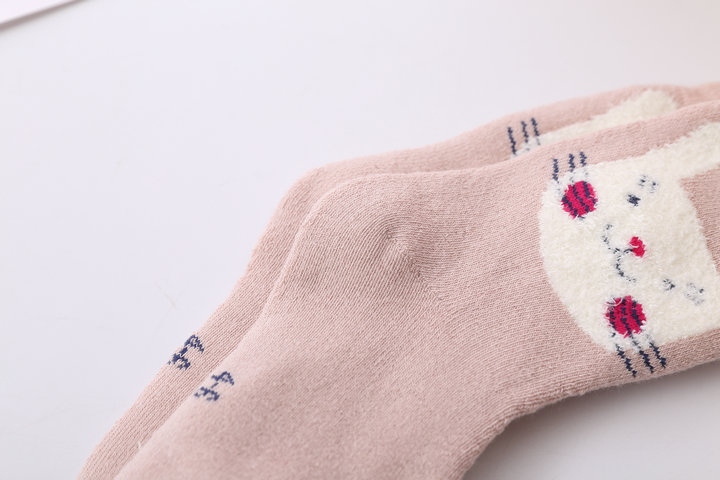Mùa đông ấm áp bé terry vớ bé gái vớ dày vớ cotton mùa thu và mùa đông 1-3 tuổi công chúa nhỏ vớ cotton quần tất cho bé gái