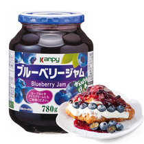 Kanpy imported from Japan Kato blueberry jam drink 780g extra large bottle 0 fat bread toast spread
