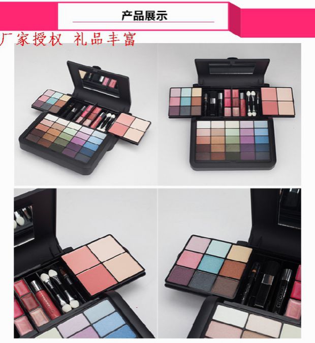 Bộ trang điểm màu sắc đa dạng 46 màu Trang điểm bóng mắt lip Bộ son môi màu đỏ trang điểm chính hãng bảng mắt violet