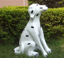 3UNM high quality waterproof sound shape big white dog NM-820 lawn community playground playing music
