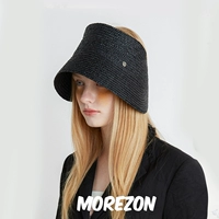 Morezon [коричневая шляпа французский солнцезащитный козел] летнее французская простая пустая шляпа -крышка