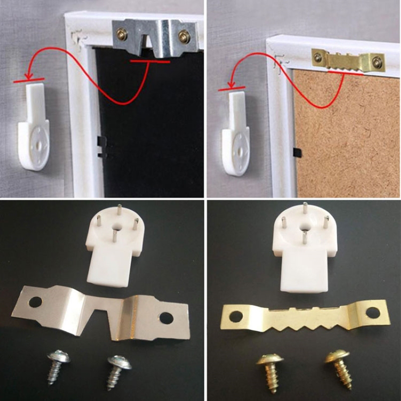 Picture Frame No-Drill Hooks Hardware Accessories Invisible Hooks Wall Wedding Photo Frame Traceless Nails Photo Wall Hanger