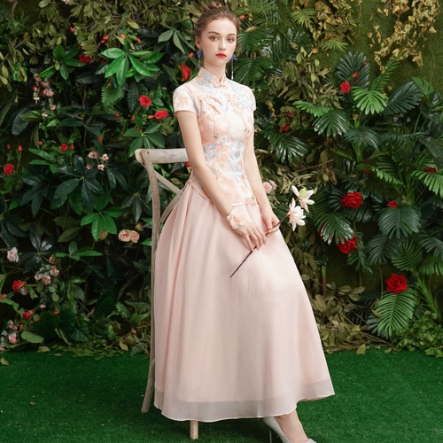 Свадебное платье, летнее платье подружки невесты, 2020, в корейском стиле