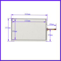 7 inch 165*104 side touch handwritten outside screen four-wire touch screen good quality and sensitive XWT494
