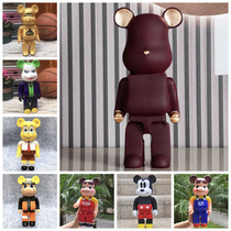 28cm high 11cmk wide-new violent bear handmade plaster doll children on color deposit tank latex molds