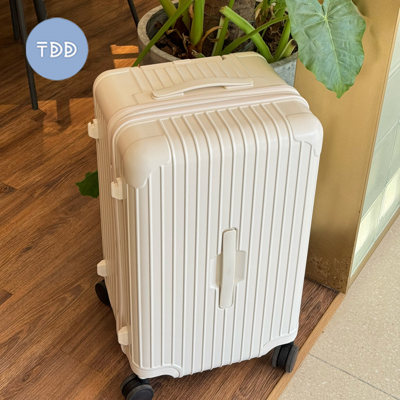【Tdd】Popular Milk Cake Box! Thickened, Lightweight, Large-Capacity, Multi-Functional Trendy Luggage for Men and Women