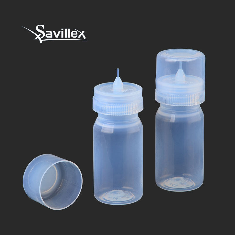 PFA滴瓶氟树脂带帽50ml特氟龙四氟带盖塑料挤瓶酸碱Savillex进口