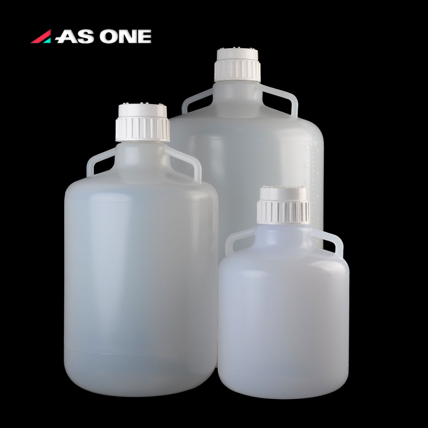 ASONE塑料放水桶PP龙头瓶下口瓶10L 50L蒸馏水储液瓶耐高温可灭菌