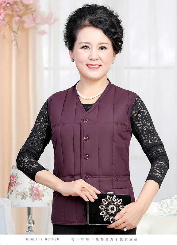 Bà mẹ béo trung niên chất lỏng cộng với chất béo cỡ lớn xuống áo lót cotton bó sát áo vest cotton bó sát vai áo sơ mi nữ trung niên