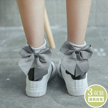 Pure cotton crimped pile socks Korean ins tide cute Japanese middle tube Korean version of wild spring and autumn four seasons net red socks