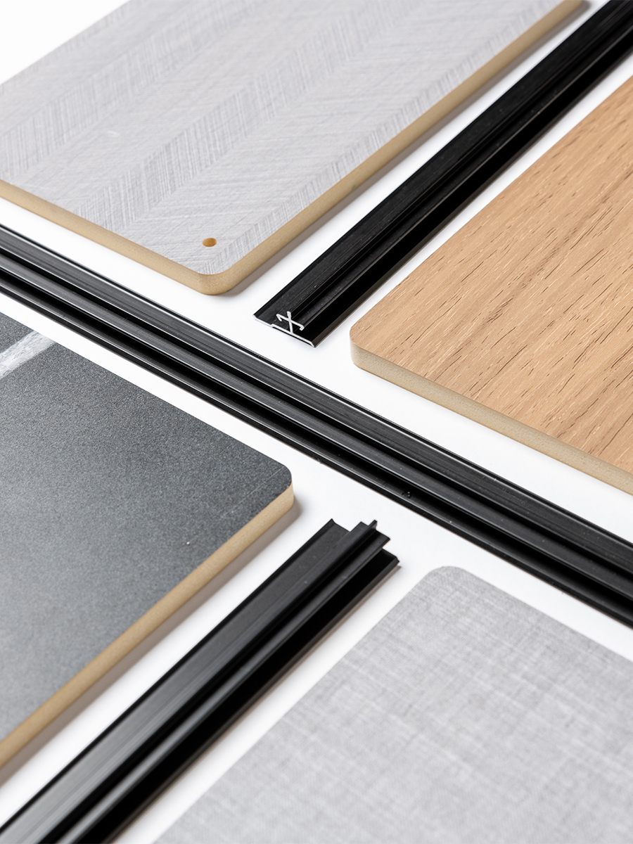 Suspension ceiling materials self-installed ecological wooden wall background wall seamless solid core plate fiber factory living room luxury