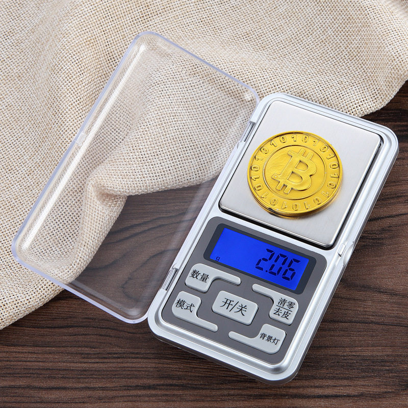 Portable mini jewelry scale 0 1 scales weighing electronic scale 0-01g Precision pocket scale palm carat