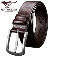 Septwolves, ремень, кожаные джинсы, из натуральной кожи, воловья кожа