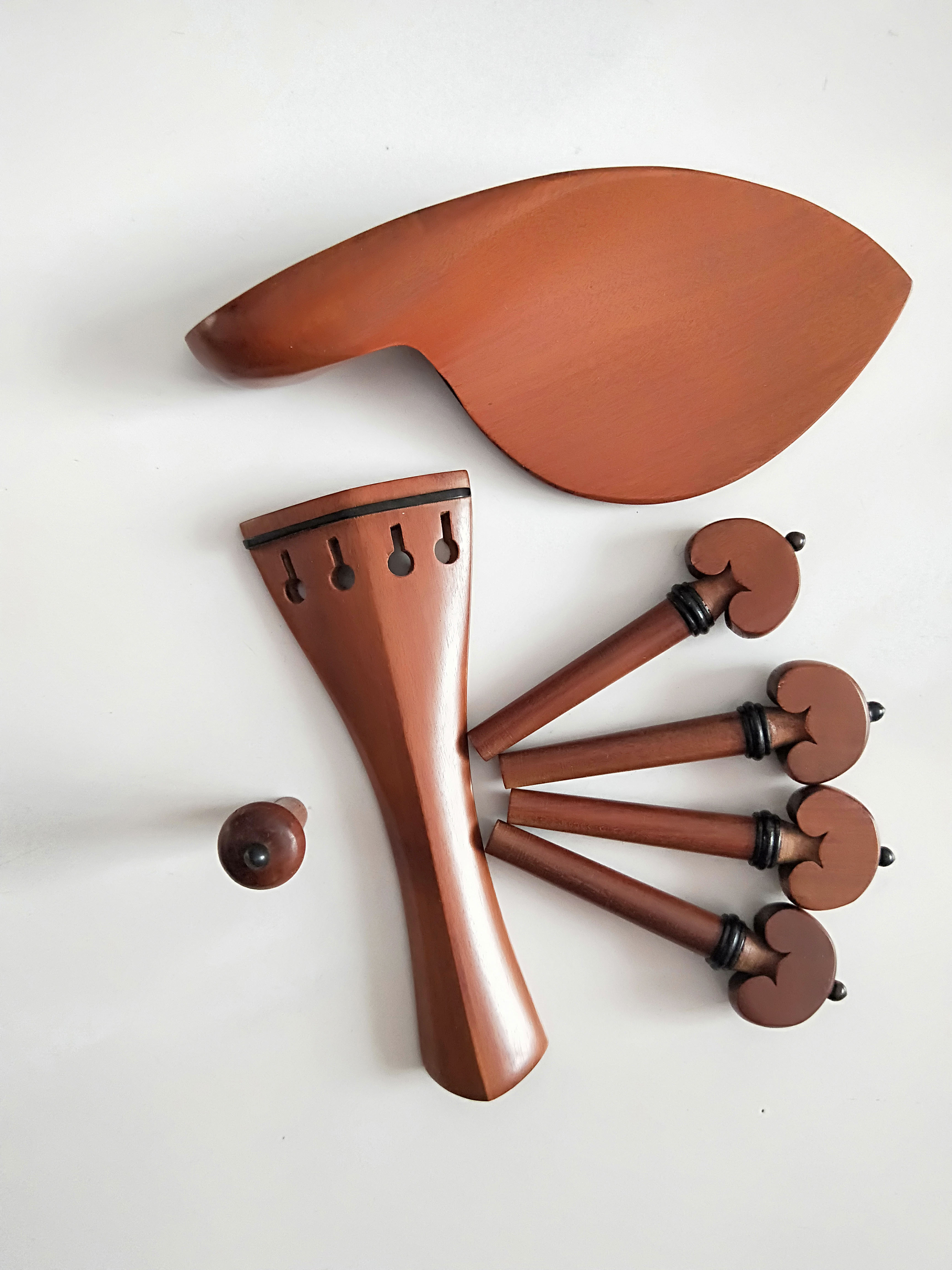 Date wood black circle 1 2 violin accessories primary color string knob Pull string board cheek tail column full set of accessories