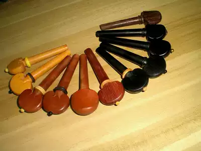 High-quality violin jujube wood Ebony mahogany chicken wing wood string button knob rotary shaft 4 4 string shaft handle Piano shaft handle
