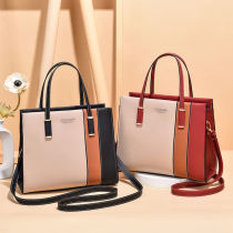 Triple Capacity Package Bag Woman New Fashion 100 Hitch Lady Single Shoulder Sloped Satchel Ocean Mom with Handbag Tide