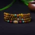 Vòng tay mã não tự nhiên 108 hạt chuỗi hạt cho nam và nữ mô hình gian hàng trang sức gió quốc gia chalcedony sẽ có nguồn gốc Vòng đeo tay Clasp