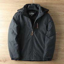 Ruling Officer Tactical Submachine Clothing Male Outdoor Warm Jacket Plus Suede Grid Spring Autumn Thick jacket Wearable waterproof clothing