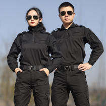 2022 New-style flip-flops suit Chinese special combat camouflated military fan training commuter clothes instructor breathable male spring and summer