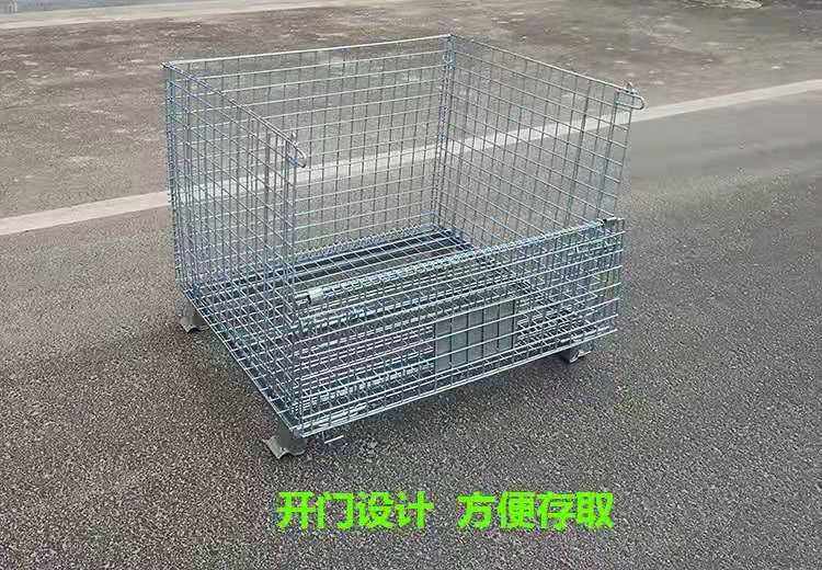Хранение клетке 仓储笼折叠式铁笼铁框铁筐钢丝笼周转箱快递笼仓库储物笼蝴蝶笼