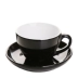 Cốc miệng rộng Cốc cà phê Màu gốm men 300ml Latte Coffee Cup Professional Latte Coffee Cup Cup Cappuccino Cup và Saucer - Cà phê